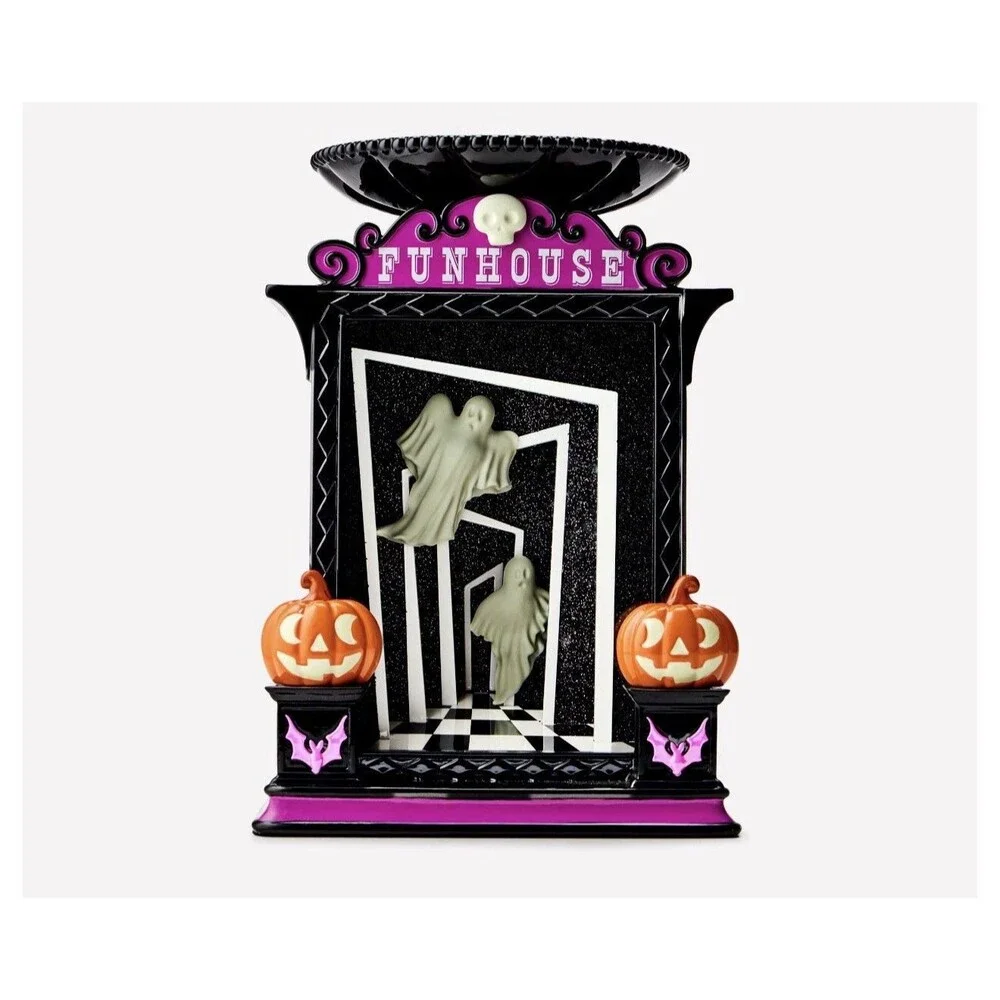 2026 Bath & Body Works Halloween Funhouse Pedestal Light-Up 3-Wick Candle Holder